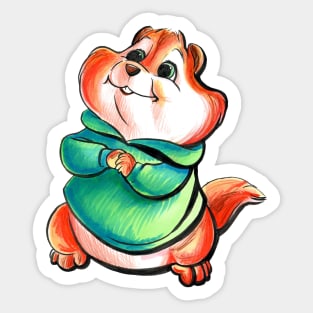 Theodore Chipmunk Sticker